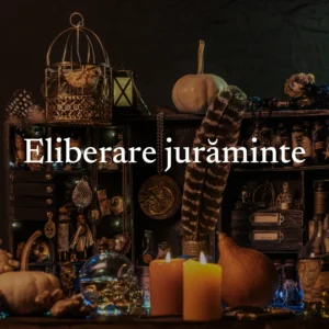 Curățare Energetică / Eliberare de Jurăminte / Contracte ( Cu o persoană )